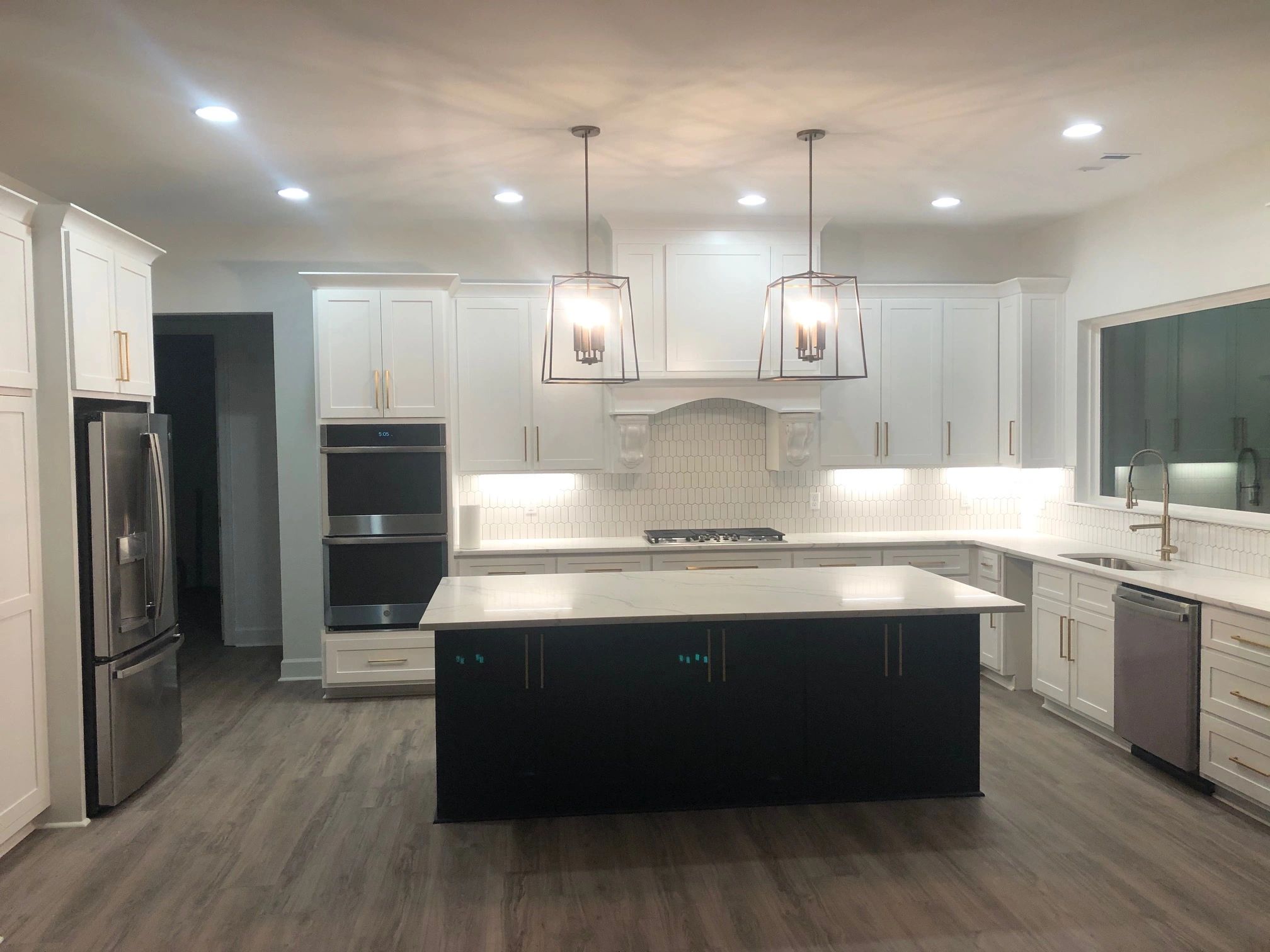 Luxury custom kitchen interior